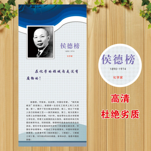 
Chemistry Laboratory Physicist Celebrity Quotes Introduction Classroom Arrangement Wall Painting Photo KT Board Exhibition Board Decoration Painting 1319 Middle School