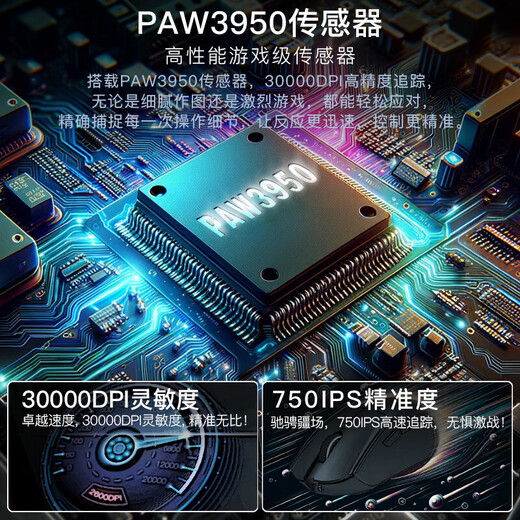 Darmoshark达摩鲨M3PROMAX无线蓝牙三模鼠标可充电有线办公电竞游戏笔记本电脑ipad平板手机通用鼠标8K接收器 白色【拆封不支持7天无理由】