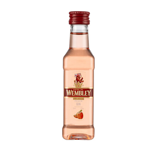 美利甜 小酒版迷你酒伴鸡尾酒便利店调酒基酒 普达皇冠蜜桃味金酒50ml*1瓶