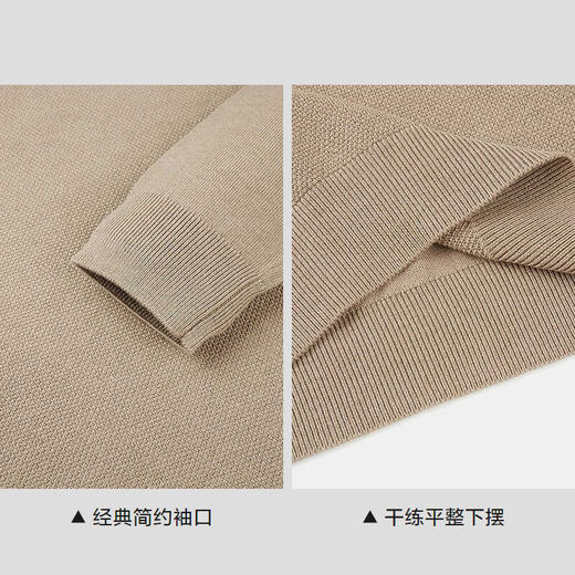 HLA Hai Lan House sweater men's 25 light business fashion solid color warm sweater men's autumn