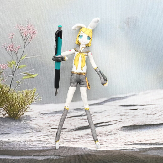 Cool Vine Virtual Sänger Hatsune Miku Mikuto Gemini Akzent Teto peripherer abstrakter Puppenmaus trocken bewegliche Ornamente Spannung 15 cm