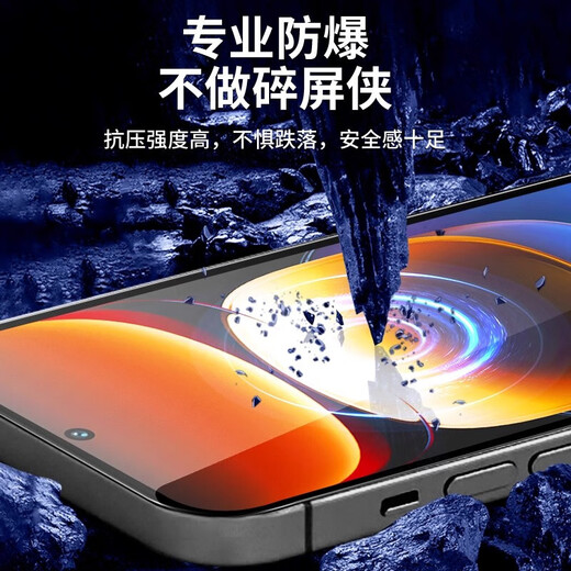 Suitable for iQOO 12 seconds dust-free cabin tempered film Corning mobile phone film high-definition anti-fall anti-fingerprint dust removal full-screen coverage artifact explosion-proof protective film ultra-clear 1 set upgraded second patch cabin * smooth feel iQOO 12