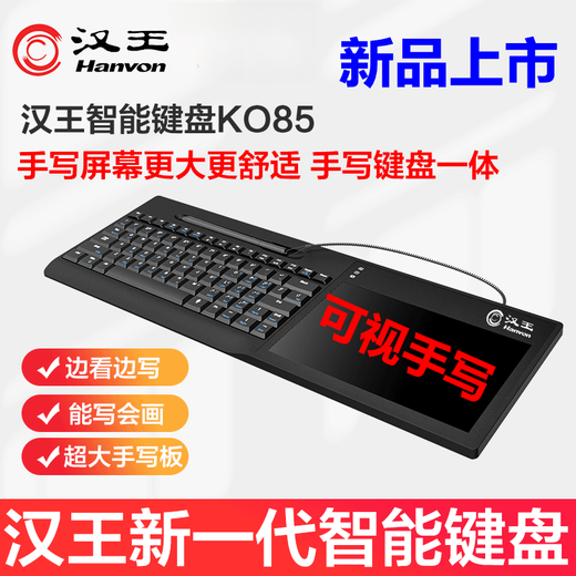 Hanvon Smart-Tastatur, visuelle Handschrift, Tablet-Computer, treiberfrei, elektromagnetischer Bildschirmschreibblock, Eingabe für ältere Menschen, Online-Unterricht, Standard, 51,7 x 18,4 cm