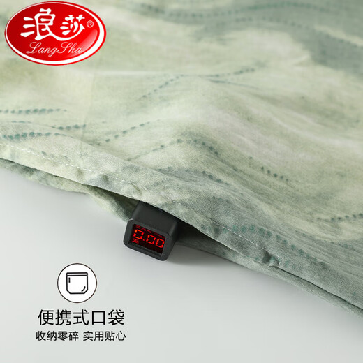 浪莎（LangSha）吊带睡裙女带胸垫夏季薄款棉高级感睡衣纯欲少女休闲连衣裙 QM6624 M