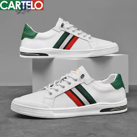 Kadile Crocodile 2025 spring and summer genuine leather casual sports shoes versatile soft sole casual mesh white shoes men's 7374m Zong Zong More than 56 Contact customer service 40250