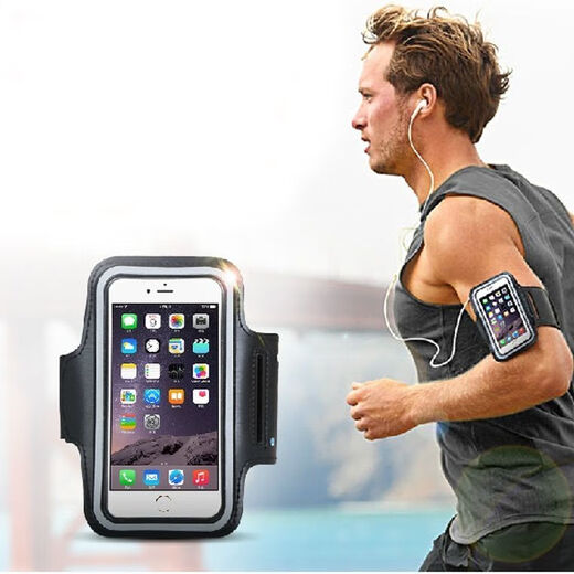 Gufen wrist mobile phone case running arm bag men and women outdoor fitness equipment sports mobile phone armband 6.5 inch arm sleeve sports single pack pink 6.5 inch