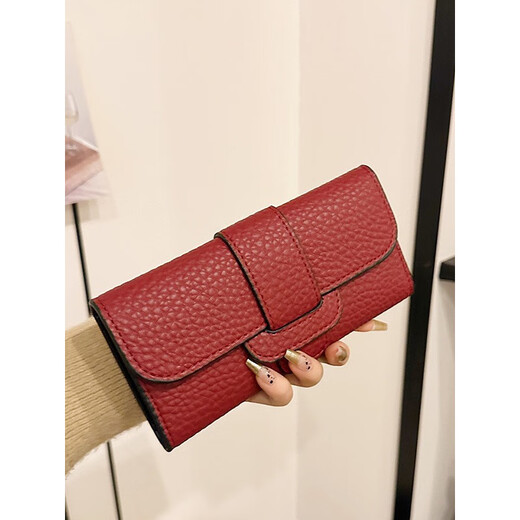Cool Känguru neues Diamantmuster Frauen Brieftasche Langes Multifunktionsbrieftasche Neues Modes Bag Hand Holding Wallet Reißverschluss Schwarz SH729-5