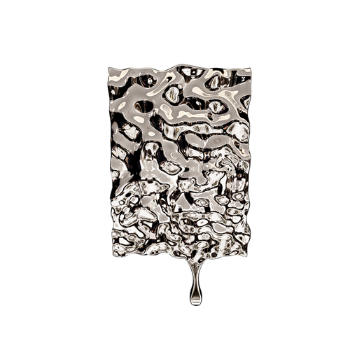 YWZR Wohnzimmer-Eingangswandbehänge, leichte Luxus-Wanddekorationen, Modellzimmer, Galvanisierung, Wassermuster, Wandbehänge, Hotel-Wanddekorationen, 140–82 cm