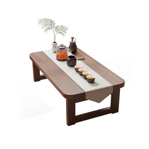 Baie de Yonghuan Small Table Pliage Table Kang Table Tatami Tatami Petite table basse Étude Basse Baie de baie vitrée Couleur - Table Kang pliant 12048