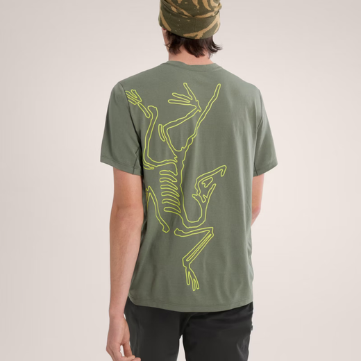 
Archaeopteryx (ARC'TERYX)/Arcteryx Men's Cormac ARC'BIRD Quick-drying Short-sleeved T-shirt X9721 Sequoia Heather/Solari XL