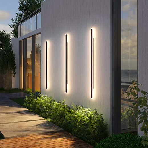 
Daguanyuan outdoor wall lights minimalist outdoor indoor long strip lights villa wall lights courtyard column exterior wall washing lights 9227-[Rainproof model] 9227-240cm-neutral