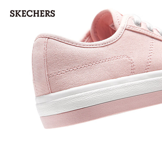 Skechers斯凯奇女士休闲帆布鞋114664 裸粉色/BLSH 37