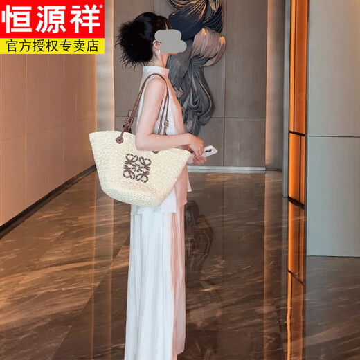 Hengyuanxiang Summer Beauty Set 2025 Super Hot New Lazy Temperament Celebrity Fashion Sleeveless Top Wide Legs Pants Set Women's Oat Color L [Suggested 100-110Jin [Jin equals 0.5 kg]]