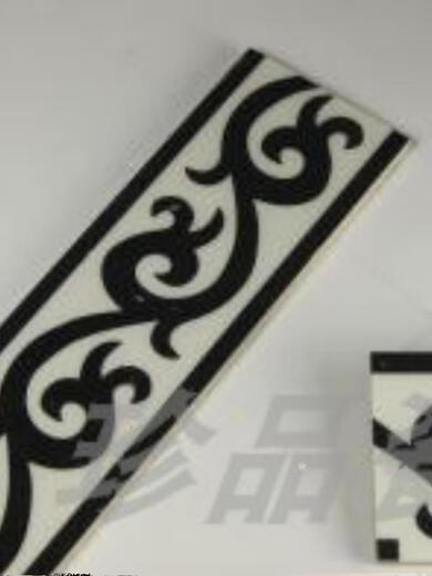 蓝彩何镀金800x150波导线餐厅腰线客厅大理石包边条卧室收边条佛山瓷砖 20804