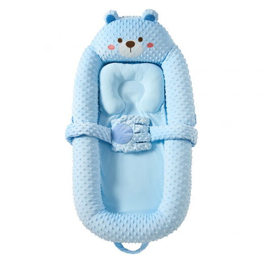 
Multifunctional baby slap bed mid-bed newborn bionic bed anti-shock movable crib Mi Xiaoxiong single bed + shaped mattress + toy stand