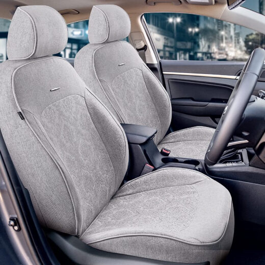 Buwei Custom to Seat Covers toutes saisons tissu universel A4L Mercedes-Benz Magotan Crv Cushion Full fermé Brown Brown DB6172 5 Seat Ice Silk Fil
