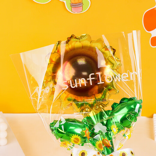TaTanice Teacher's Day gift bouquet balloons 10 packs of sunflowers for male and female teachers thanks for their careful cultivation