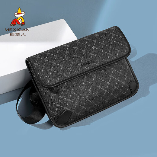 Scarecrow Men's Bolse de moda Bolsa Crossbody Bolse retro Patrón antiguo impreso Bolso de hombro para hombres impreso Bolso de hombro para hombres Bolso de teléfono móvil