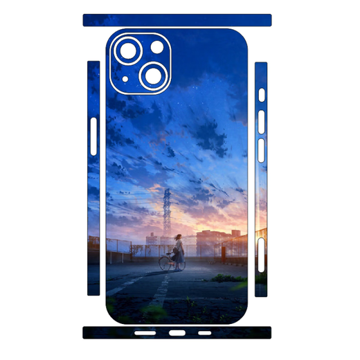 Minyan adapté au film d'iPhone12 Film Full Body Sticker Apple 13Promax Back Case Back Film Couleur de dessin personnalisé Changement de couleur 13796 [] iPhone13 Mini