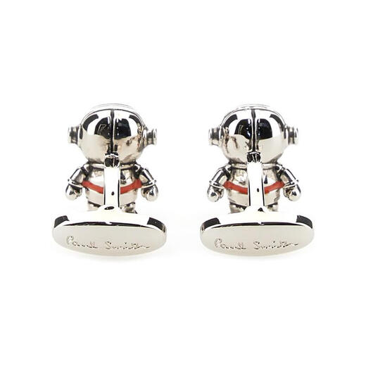 Paul Smith (Paul Smith) Kupfer Zinklegierung Manschettenknöpfe Herrenschmuck Kupfer Zink Textur Silber Business Geschenk Silber Uni