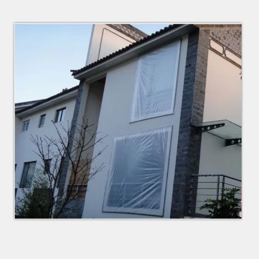 Plastic cloth transparent window windproof film thickened plastic cloth tarpaulin transparent cloth rainproof cloth 2 meters wide 4 wires price per meter