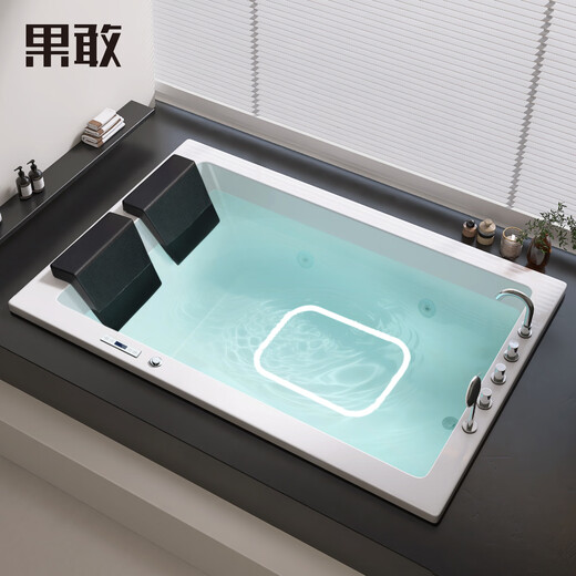 Kokang B & B Villa Internet Promi eingebettete Badewanne Zwei Paare Dusche integriert 1,85 m 719 Badewanne eingebetteter Lufttank + Abfluss + Überlauf 1,9m