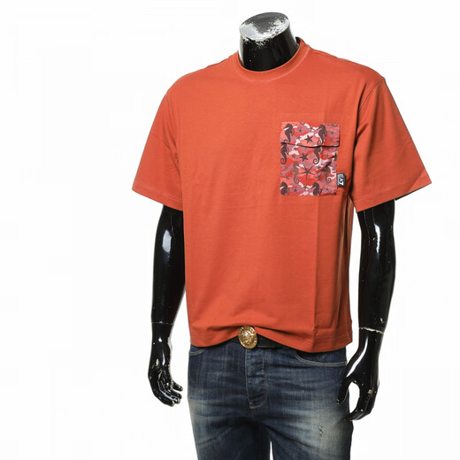 
Emporio Armani EA7 Men's Fashionable Casual Round Neck Short Sleeve T-shirt Yellow U7036 M