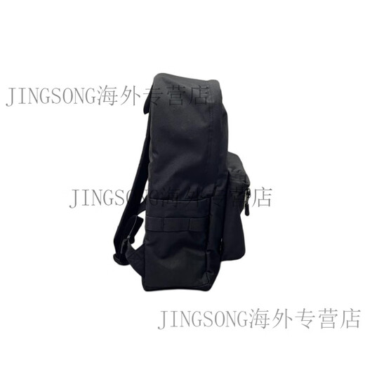 New Balance Sports y Casual Zipper Closure Fabric Mochila hombres y mujeres del mismo estilo pareja negra negra