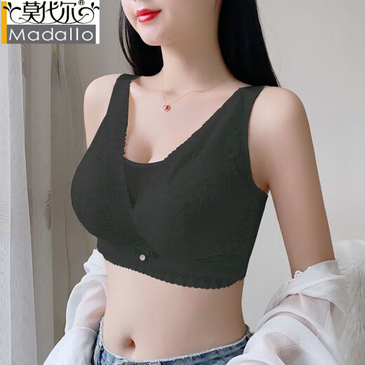 莫代尔内衣女薄款大胸显小聚拢上托无钢圈防下垂收副乳调整型大码文胸罩 828肤色 80B 36-