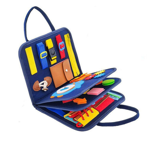 Zhuang Zhuang Hu Busy Book Livre calme Baby Cloth Livre Handmade DIY LIVRE LE VIR MONTESSORI Early Education Toy 1 à 2 ans Gift Dinosaur 8 couches Beau