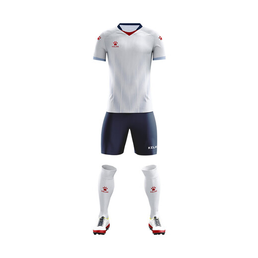 Kelme Football Uniform Set Custom Training New 2025 Match Team Uniform Jersey [Meet the Heroes] Purple L.