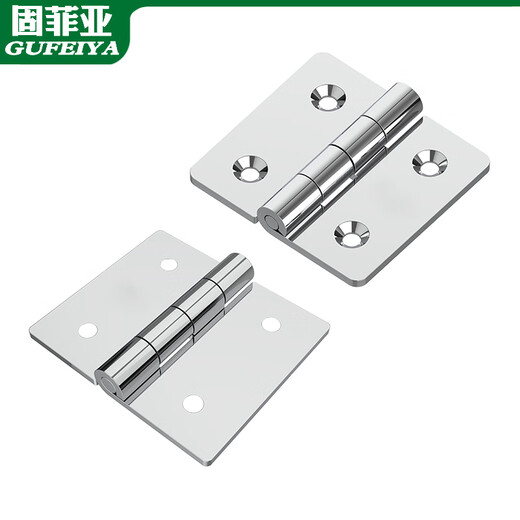 加厚不锈钢合页大全五金折叠180度平开活叶柜门盖子重型铰链荷叶 1283A304钢37*33*2.0