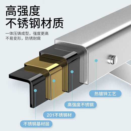 Suitable for Gree air conditioner outdoor machine special bracket stainless steel thickened large 1P1.5P2P3 universal hanger rack tripod bracket specially supplied by Gree stainless steel 1-1.5p 2MM with screws