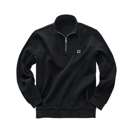 Mr. bu Bu Bu Bu Buy Leder Reißverschluss Halsband Männer Sweatshirt Neue schwarze altersreduzierende BT12187 Black S __165