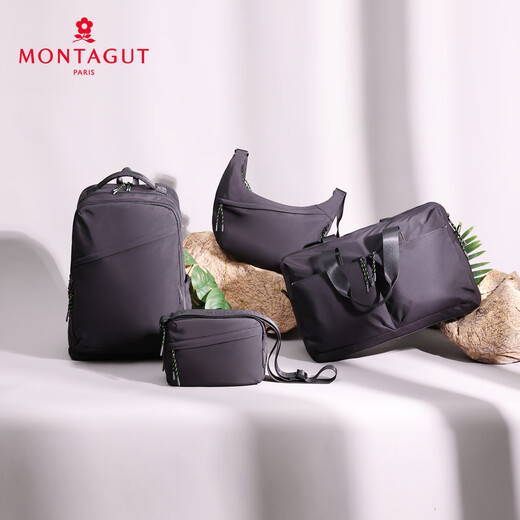 
Mengtejiao neutral fashion fabric new style crescent bag underarm bag versatile shoulder bag sports crossbody bag vitality dumpling bag black