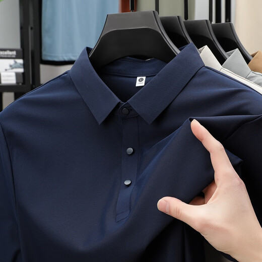 Semier Semier Cross-Border Asie du Sud-Est Asie pour hommes de haute qualité Polo Business Men's Business Loison TRATSELESS INCIEUX SANSEUR SANS