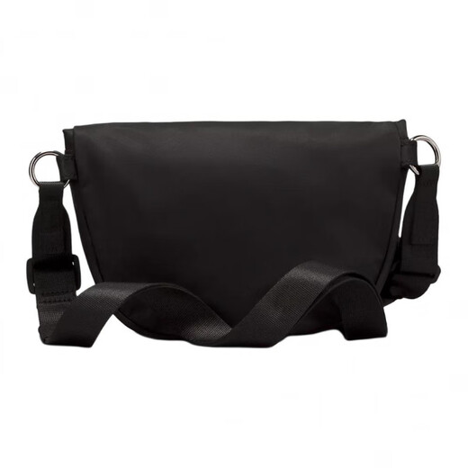 lululemon Micro2L external pocket zipper shoulder crossbody bag super mini men and women same style black silver black silver