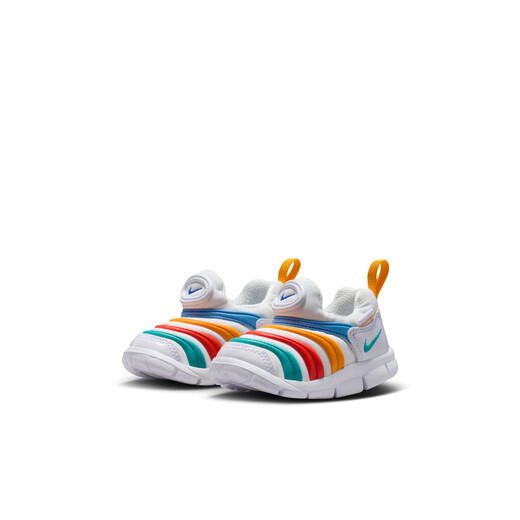 Nike caterpillar baby lightweight soft-soled sneakers for boys and girls in winter, easy to put on and take off, NIKE 343938 106 white/cactus green/bright stone gray 27