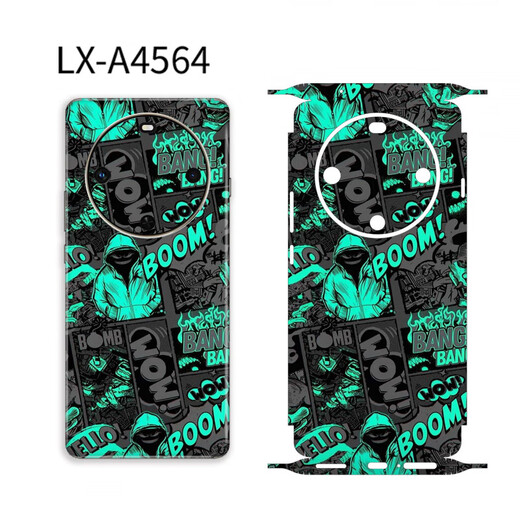 Wanfusheng es adecuado para Huawei Disfruta de 70x Masaje trasero de la máscara trasera marco lateral de color completo de inclusión completa Mate70rSr Porsche Película trasera personalizada personalizada 60Pro + Protección de la contraportada integrada [LX-C6167] Film de color todo incluido Huawei Disfruta 70X