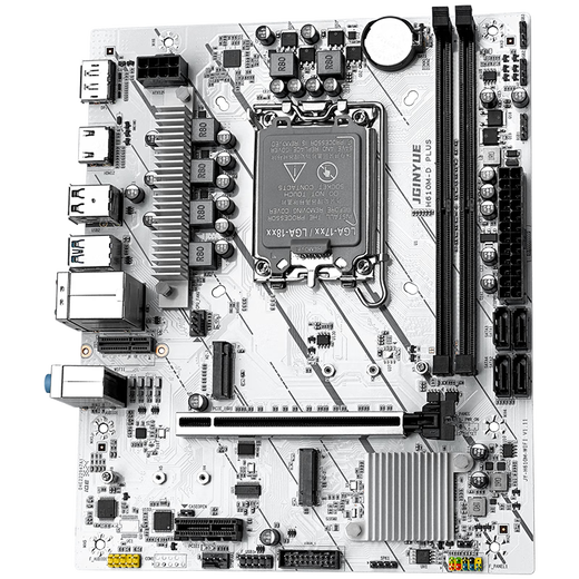 Jingyue H610M motherboard CPU set desktop computer gaming ARGB/WIFI motherboard CPU Core I3 12100F/12400F/13400F/13100F Board U LGA1700 H610M D PLUS+i3 12100F