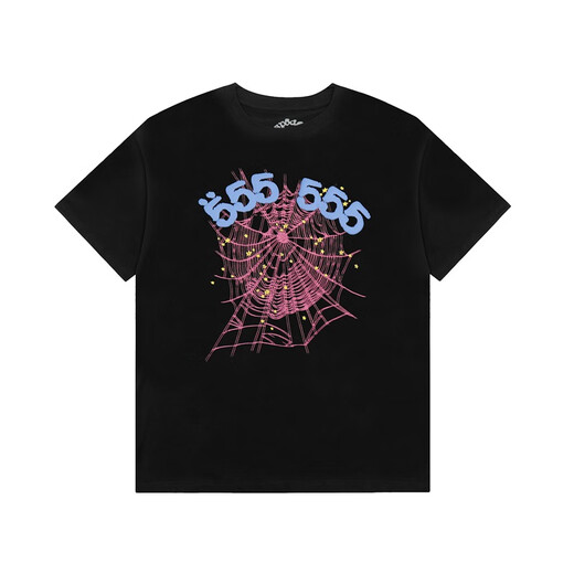 Ziweiqi meishi spider-web pareja impresa camiseta de manga corta verano s733 brown s