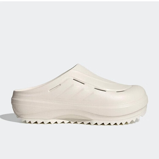 Adidas (adidas) Bag-toe Slippers Chaussures pour hommes Chaussures pour femmes 2025 Automne Nouveau Bobo Sandales Sandales à semelles épaisses Light Casual Sneakers JR9272 Hanyu White 40.5