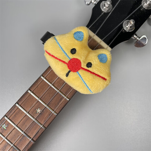Sijie Marke Rongdetang niedliche kleine Tier Cartoon Volkslieder Ton Clip E -Gitarre Ukulele Sprachklammentuner rot