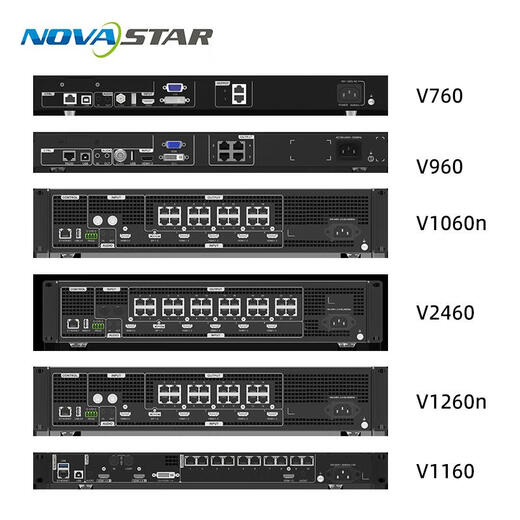 NOVA Nova V760V960 full color LED display V1260n controller video processor V11602460 V8