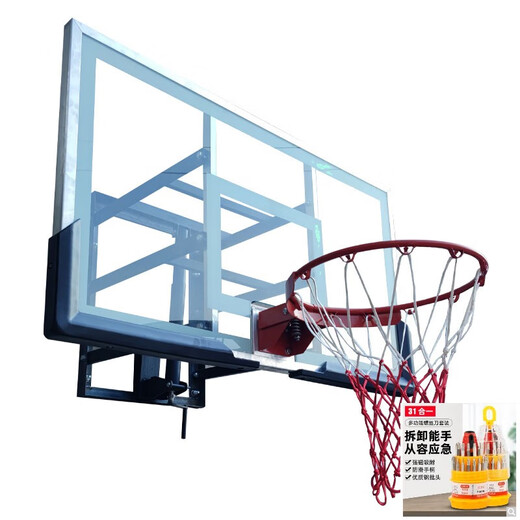 Jireting basketball murs mur extérieur standard boucle ménage mural suspendu pour enfants en électrique rack de basket-ball de basket-ball de la chambre de mise à jour de la chambre de mise à niveau de la chambre à niveau à trois parois