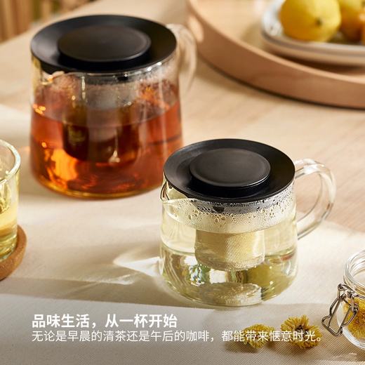 IKEA (IKEA) RIKLIG glass teapot glass household teapot large capacity glass tea set glass teapot 1.5L