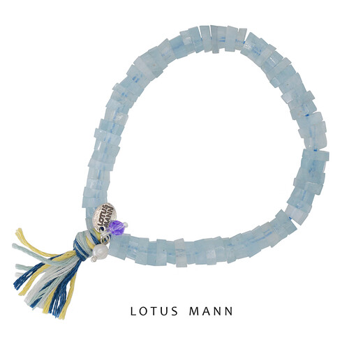 Qiwn Ausschnitt Disc Perlen Leichte Luxus Neues Aquamarin kleiner Quaste Limited Armband Crystal Birthday Geschenkpaar #G829 Ungefähr 6-9 mm alle Größe