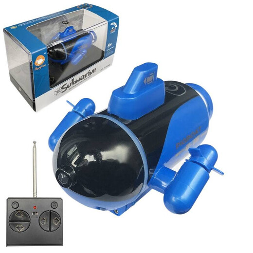 Le bateau télécommandé peut être lancé dans l'eau avec caméra télécommande sous-marin mini simulation étanche sans fil modèle de sous-marin hors-bord Fujian ship-2.4G batterie de télécommande sans charge standard + outils