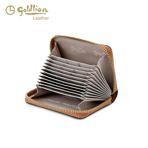 Gy Goldlion Women's Bag 2025 Nouvelle mode brodée portefeuille courte à tendance mini-volet de luxe lége