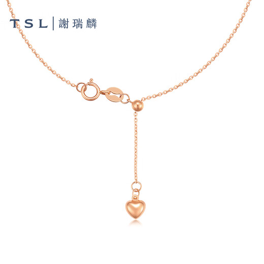 TSL Xie Ruilin 18k gold necklace temperament fine sweater chain set chain adjustable AG414 18K gold chain